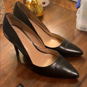 Banana Republic Black Leather Heels